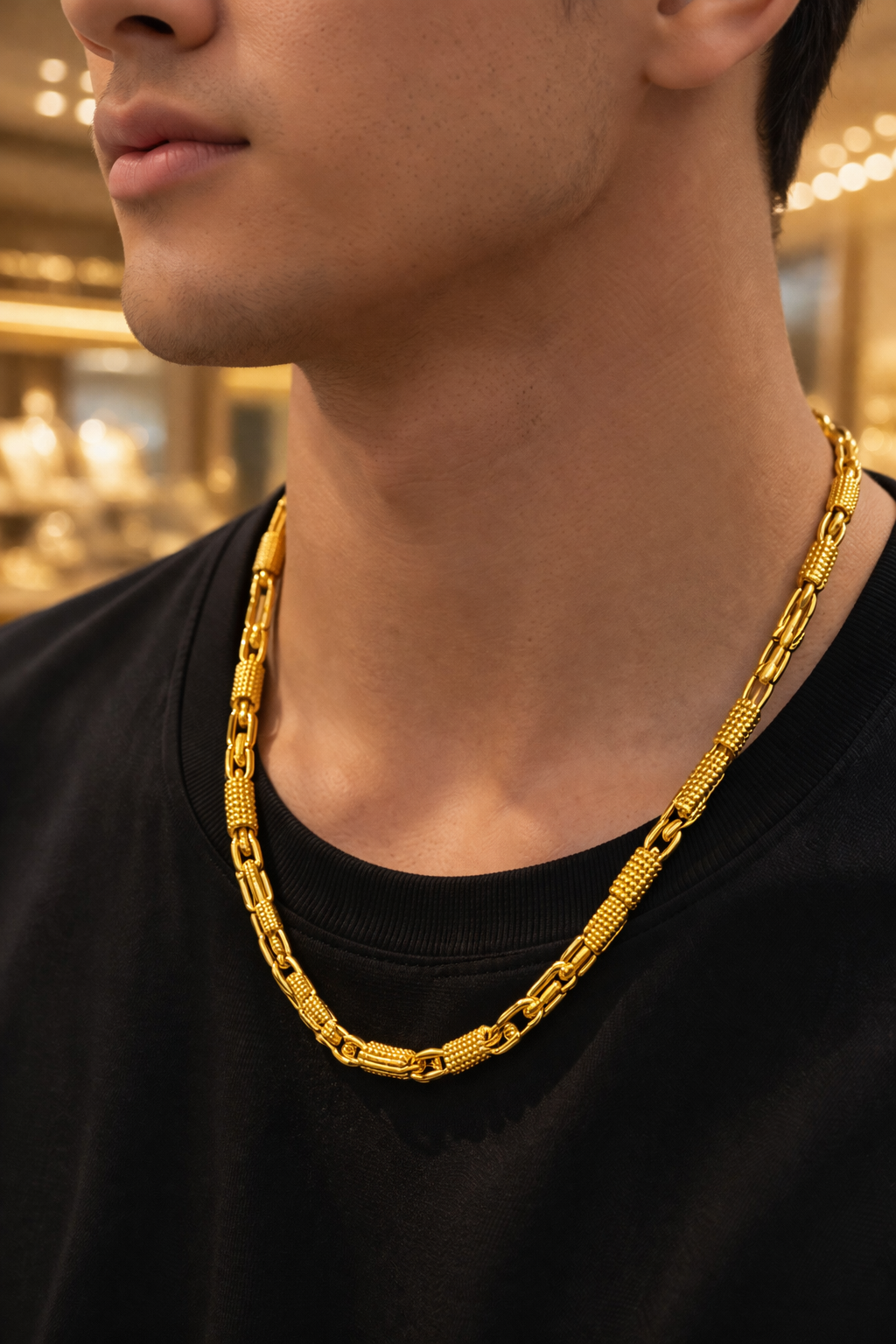 “Premium Gold Chain 👑 – Stylish Daily Wear Necklace”