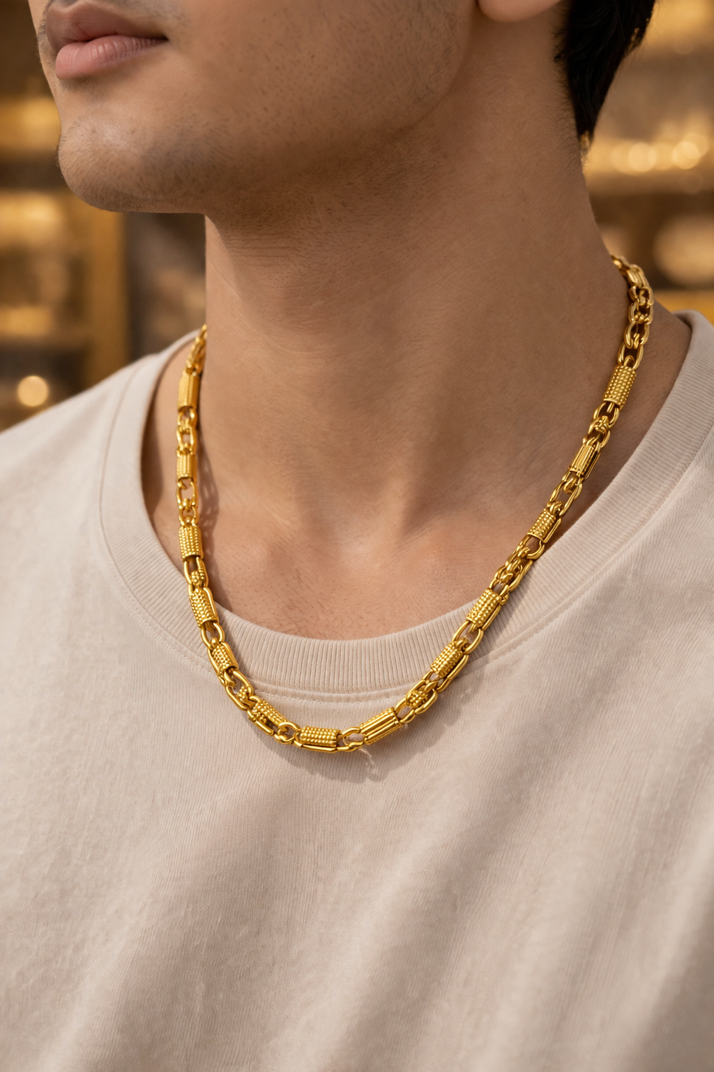“Premium Gold Chain 👑 – Stylish Daily Wear Necklace”