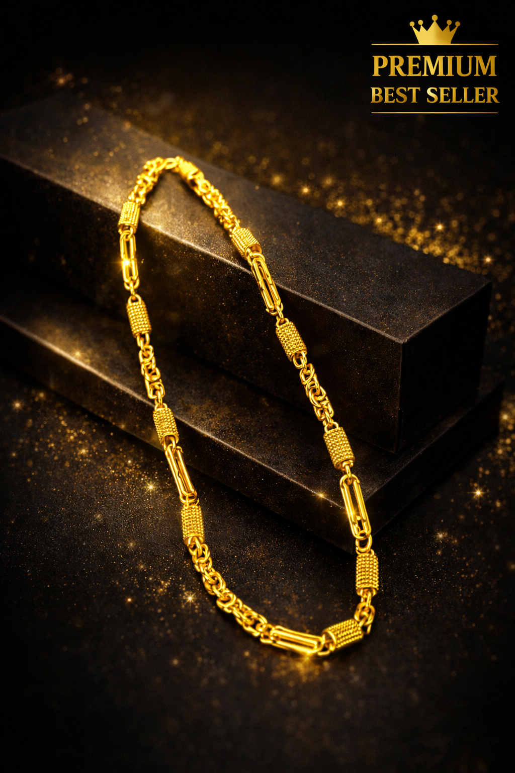 “Premium Gold Chain 👑 – Stylish Daily Wear Necklace”