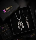 Trishul & Spear Premium Necklace Set For Men And Women 🔱
