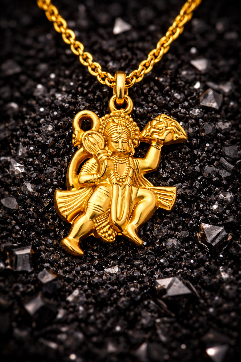 Premium Hanuman Pendant + FREE Ring | Luxury Gift Box